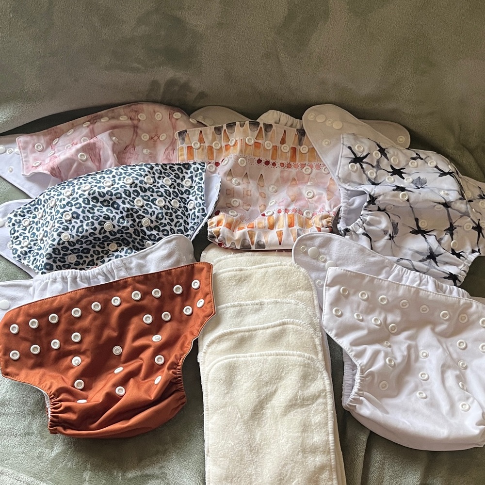 Assorted Colorful Baby Cloth Diapers